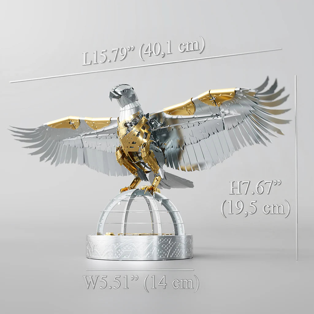 THE GREAT EAGLE GOLDEN ARMOR Hand-Embellished with Swarovski® crystals