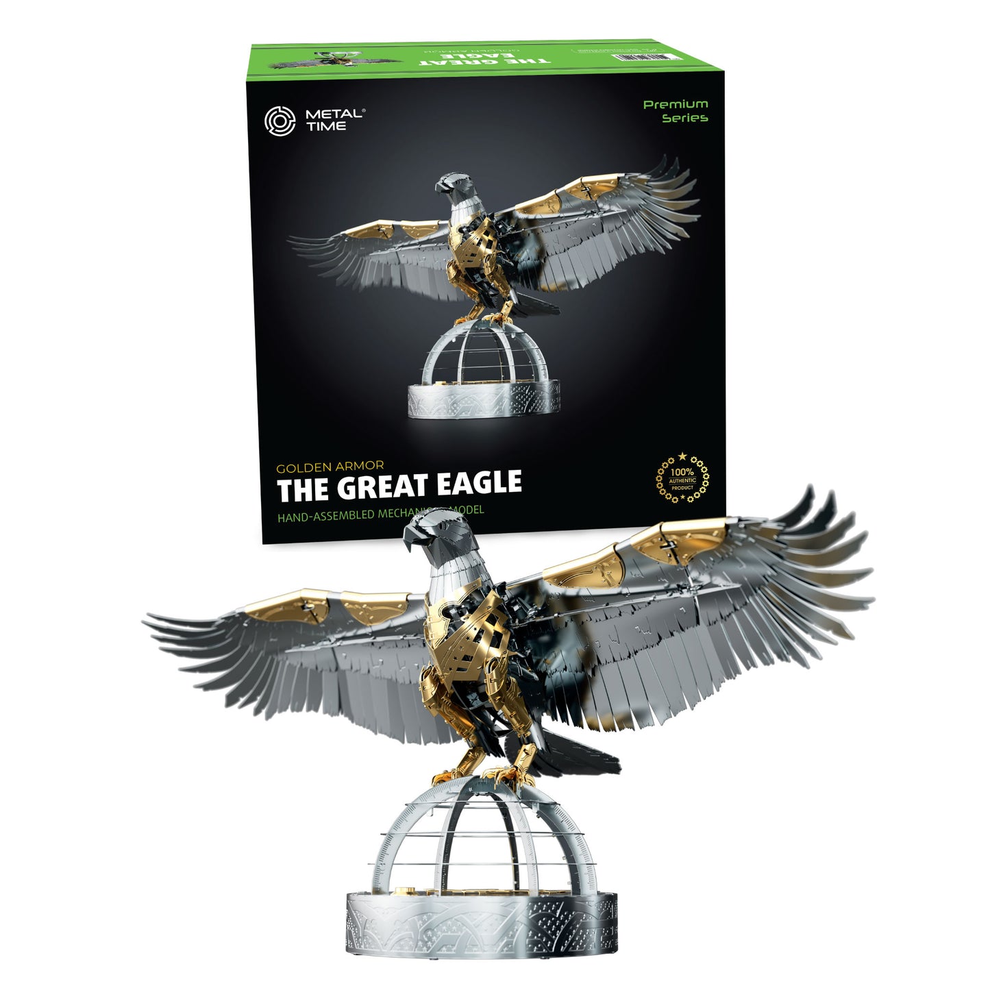 THE GREAT EAGLE GOLDEN ARMOR Hand-Embellished with Swarovski® crystals