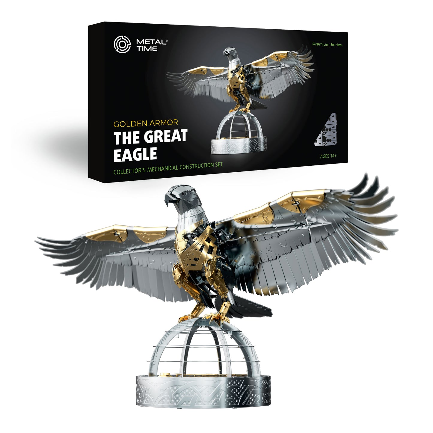 THE GREAT EAGLE GOLDEN ARMOR Hand-Embellished with Swarovski® crystals