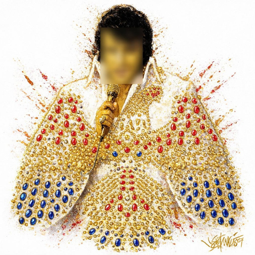 THE GREAT EAGLE SILVER ARMOR Hand-Embellished with Swarovski® crystals