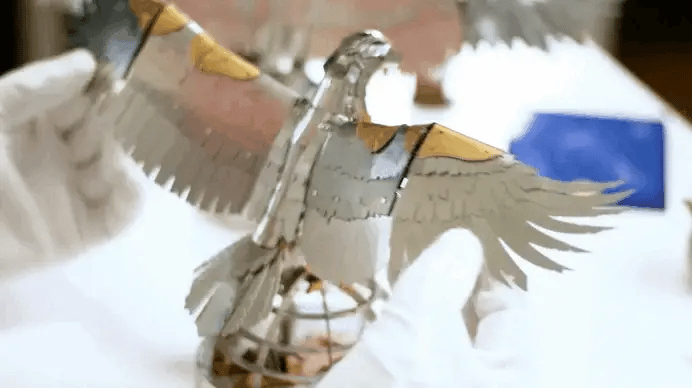 THE GREAT EAGLE GOLDEN ARMOR Hand-Embellished with Swarovski® crystals