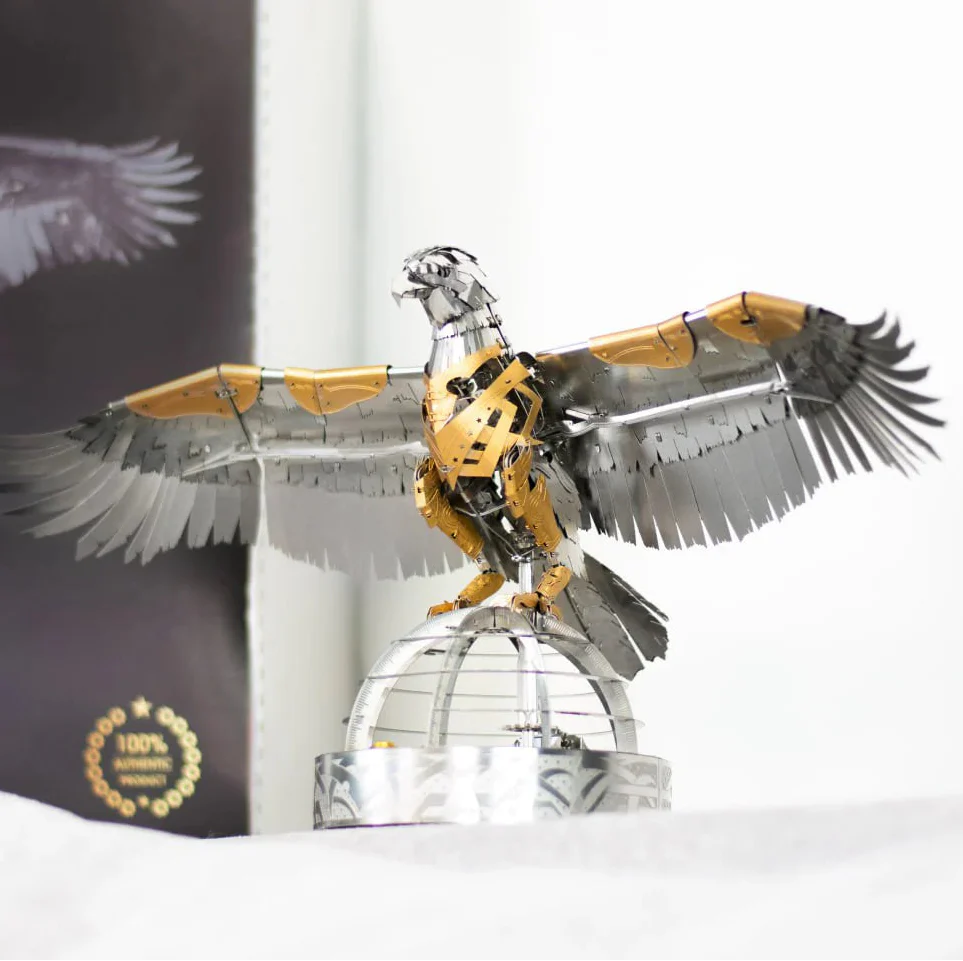 THE GREAT EAGLE GOLDEN ARMOR Hand-Embellished with Swarovski® crystals